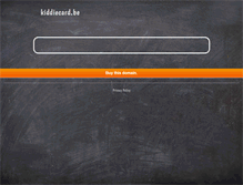 Tablet Screenshot of kiddiecard.be